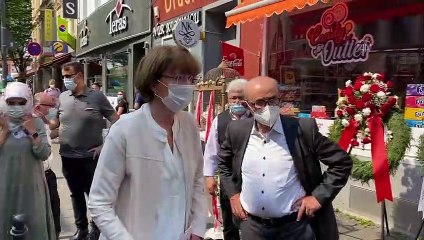 KÖLN - Almanya'da NSU terör örgütünün saldırısının 17. yılında anma töreni düzenlendi