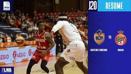 Gravelines-Dunkerque vs. Monaco (74-91) - Résumé - 2020/21