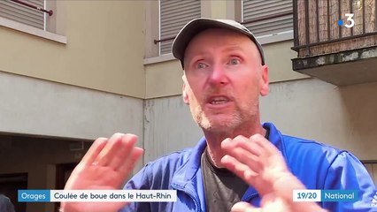 Haut-Rhin : la commune de Ferrette face à des torrents de boue après de violents orages