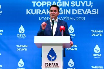DEVA Partisi Genel Başkanı Ali Babacan, Konya'da tarım toplantısında konuştu