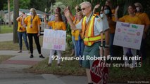 Florida Elementary School Bids Farewell to Beloved 92-Year-Old Crossing Guard