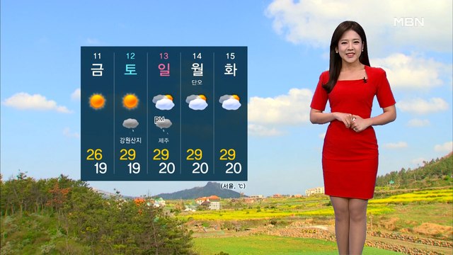 어제보다 더위 한풀 꺾여…오늘 밤~내일 전국 비