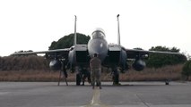US Military News • U.S. Air Force F-15E Strike Eagles • Drop Live Bombs • Aegean Sea - June 9 2021