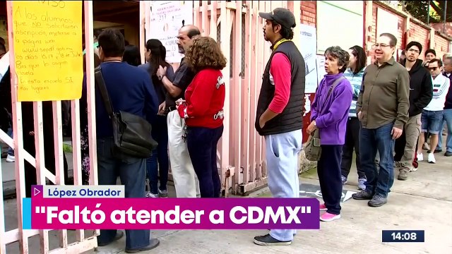 Faltó más trabajo , López Obrador tras la derrota de Morena en la CDMX