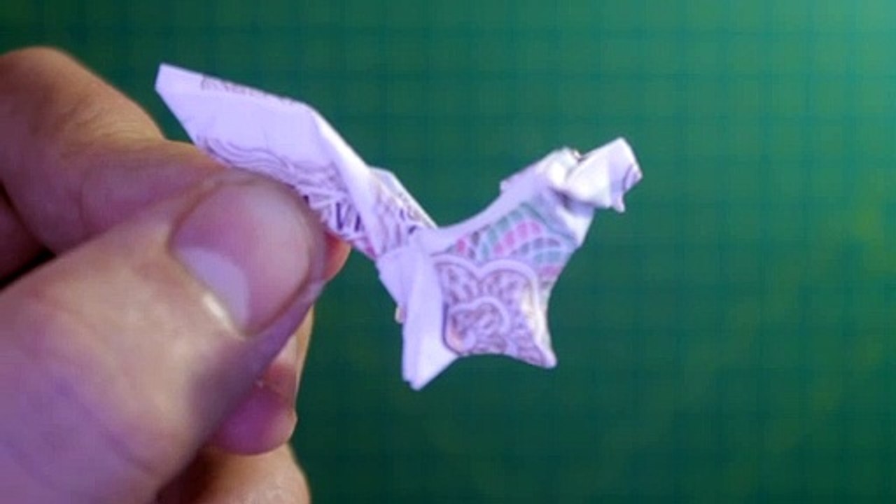 demo money origami wolf Design by Jo Nakashima