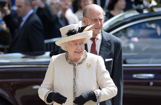 Queen plants The Duke of Edinburgh Rose to mark Prince Philip's 100th birthday