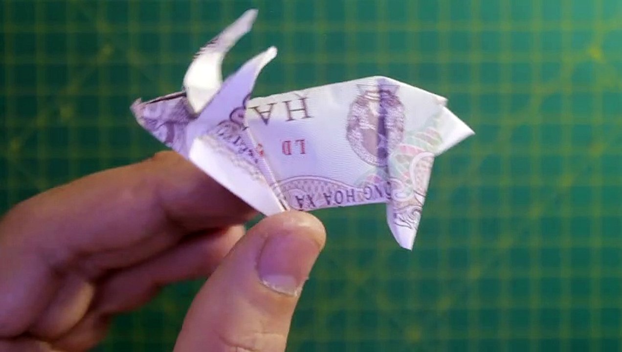Demo money origami Buffalo Design by Jo Nakashima