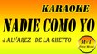Karaoke - Nadie Como Yo - J Alvarezft. De La Ghetto - Instrumental Letra Lyrics