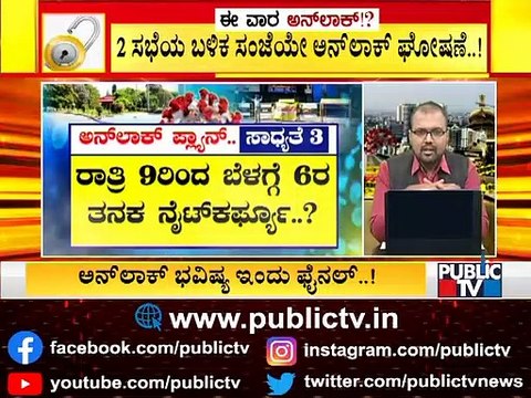 Night Curfew May Continue In Karnataka | Unlock | Karnataka | Night Curfew