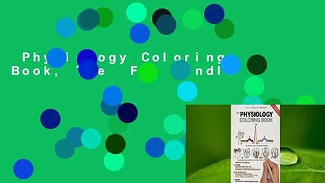 Physiology Coloring Book, The  For Kindle