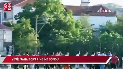 Tải video: Yeşil saha boks ringine döndü