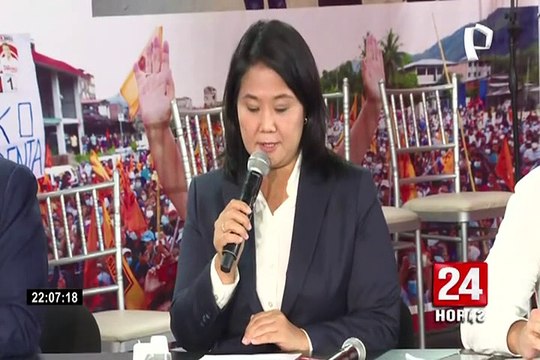 Keiko Fujimori: Todavía están en juego 500 mil votos que deberían ser analizados por el JNE