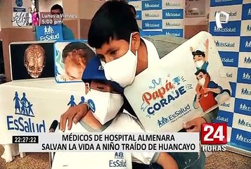 EsSalud: médicos le salvaron la vida a menor tras extirparle malformación en la cabeza
