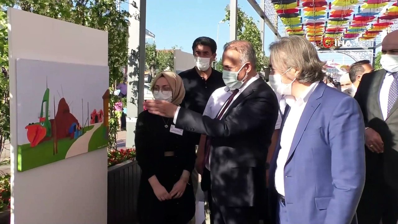 “Sultanşehir Resim Sergisi” sanatseverlerle buluştu