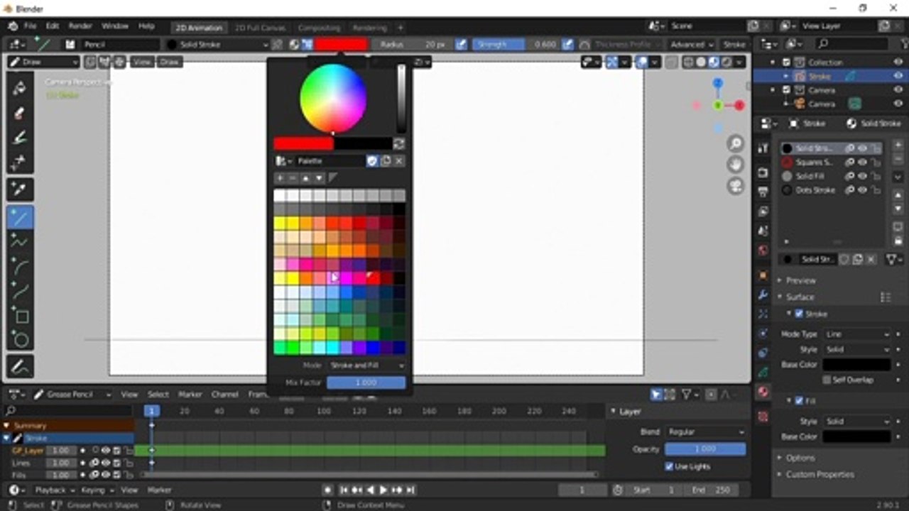 Simple 2D Animation Blender