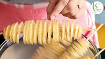 Potato Tornado Recipe Without Machine | Street Style Potato Twister Recipe ~ The Terrace Kitchen