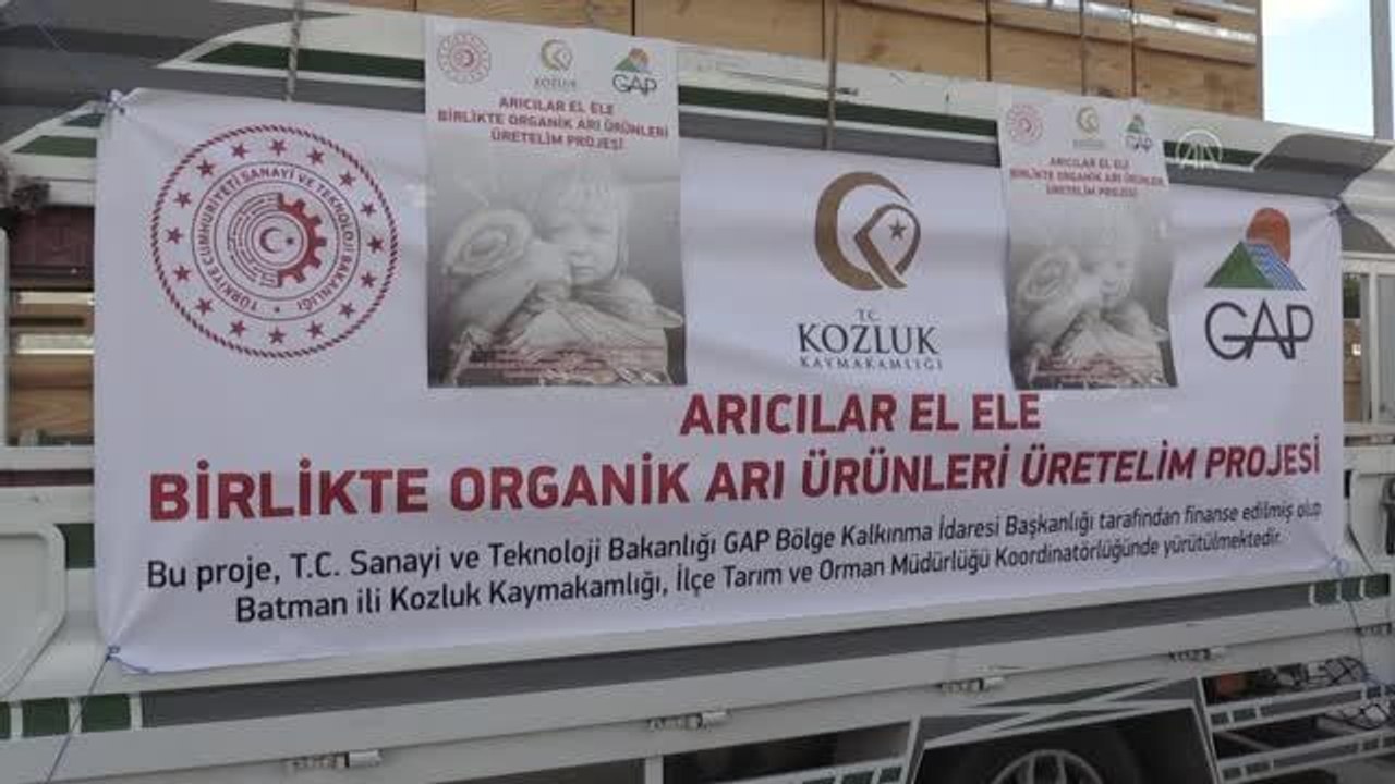 30 arıcıya 600 arı kovanı ve 600 ana arı dağıtıldı