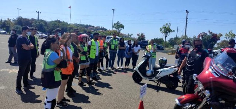 Türkiye'de ilk Motosiklet Güvenli Sürüş Eğitimi projesi Alanya'da başladı