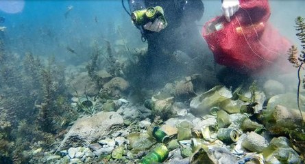 ANTALYA'NIN İÇME SUYU KAYNAĞININ DİBİ ÇÖPLÜK GİBİ