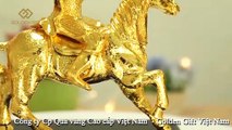 Tượng Mã Thượng Phong Hầu mạ vàng 24K - Golden Gift Việt Nam