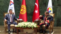 ANKARA - Kırgız Cumhuriyeti Cumhurbaşkanı Caparov’a TOBB ETÜ Fahri Doktorası tevdi töreni düzenlendi (1)