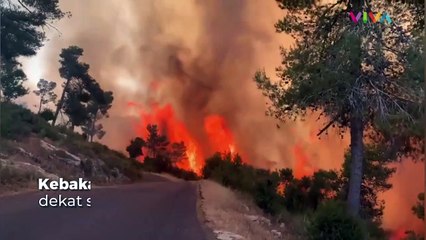 Pemukiman Israel Dikepung Kebakaran Dahsyat