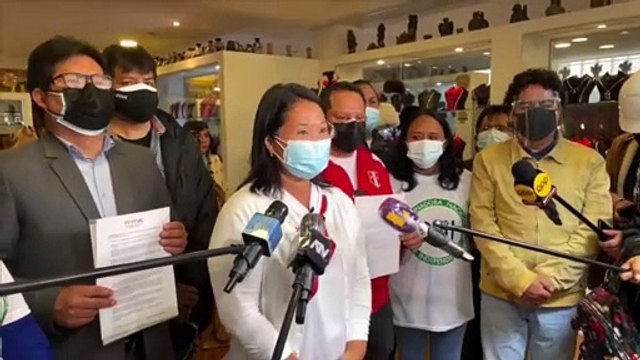 Fujimori pide la nulidad de 200.000 votos por irregularidades