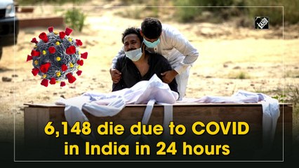 6,148 die due to Covid-19 in India in 24 hours