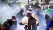 Protesters and police clash in Colombia