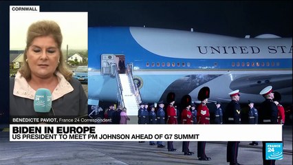 US President meeting UK PM Johnson ahead of G7 summit