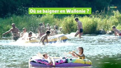 Les lieux de baignade en Wallonie - été 2021