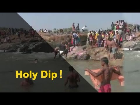 Makar Sankranti | Devotees Take Holy Dip At Bhimkund In Odisha’s Mayurbhanj District