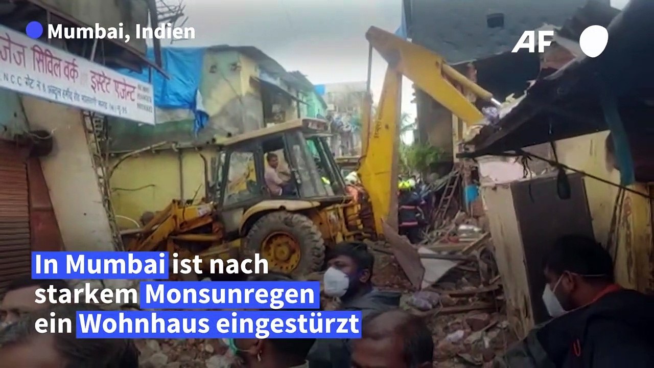 Tote bei Einsturz von Wohnhaus in Mumbai