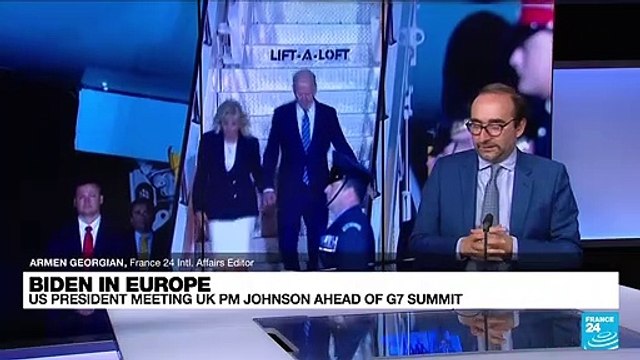 Biden meets UK PM Boris Johnson as first overseas tour begins