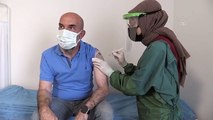 45 yaş üzeri vatandaşlar aşı olmaya başladı