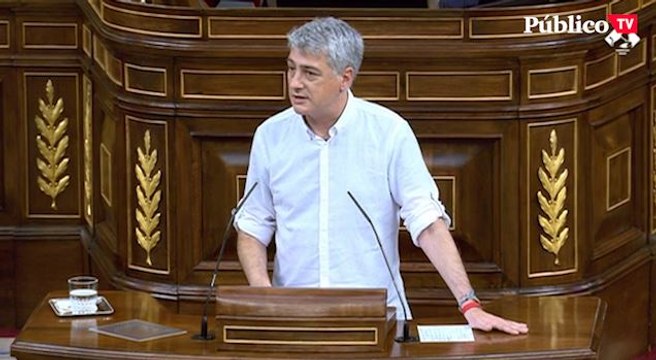 Contundente discurso de Oskar Matute sobre la ley rider: Se han inventado una neolengua para no decir que es explotación