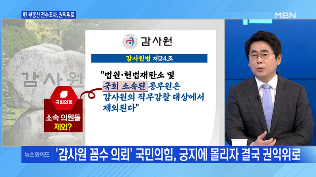 [백운기의 뉴스와이드] 국민의힘, 결국 권익위로? / '임팩트 메시지' 없던 윤석열?...