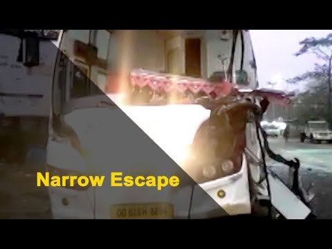 Narrow Escape For Forty Persons As Truck Rams Into Bus In Odisha | OTV News