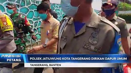 Polsek Jatiuwung Kota Tangerang Dirikan Dapur Umum