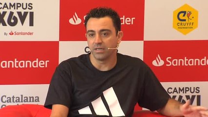 Xavi: "Estoy en el mercado, pero no he hablado con Laporta"