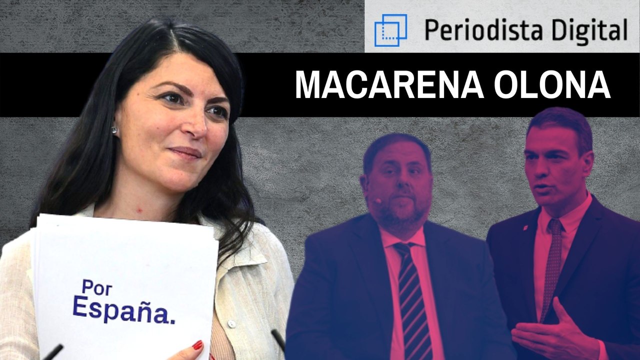 EXCLUSIVA PD - Macarena Olona: "Tenemos un plan b para evitar los indultos"