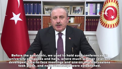 TBMM Başkanı Mustafa Şentop:“Geldiğimiz noktada hayatlarımızın giderek dijitalleştiğini müşahede ediyoruz. Gelişen teknoloji her şeyi saymayı baskın bir alışkanlığa dönüştürüyor. Bu durum insanı da değiştiriyor. Karşılaştırmalı şekilde baktı