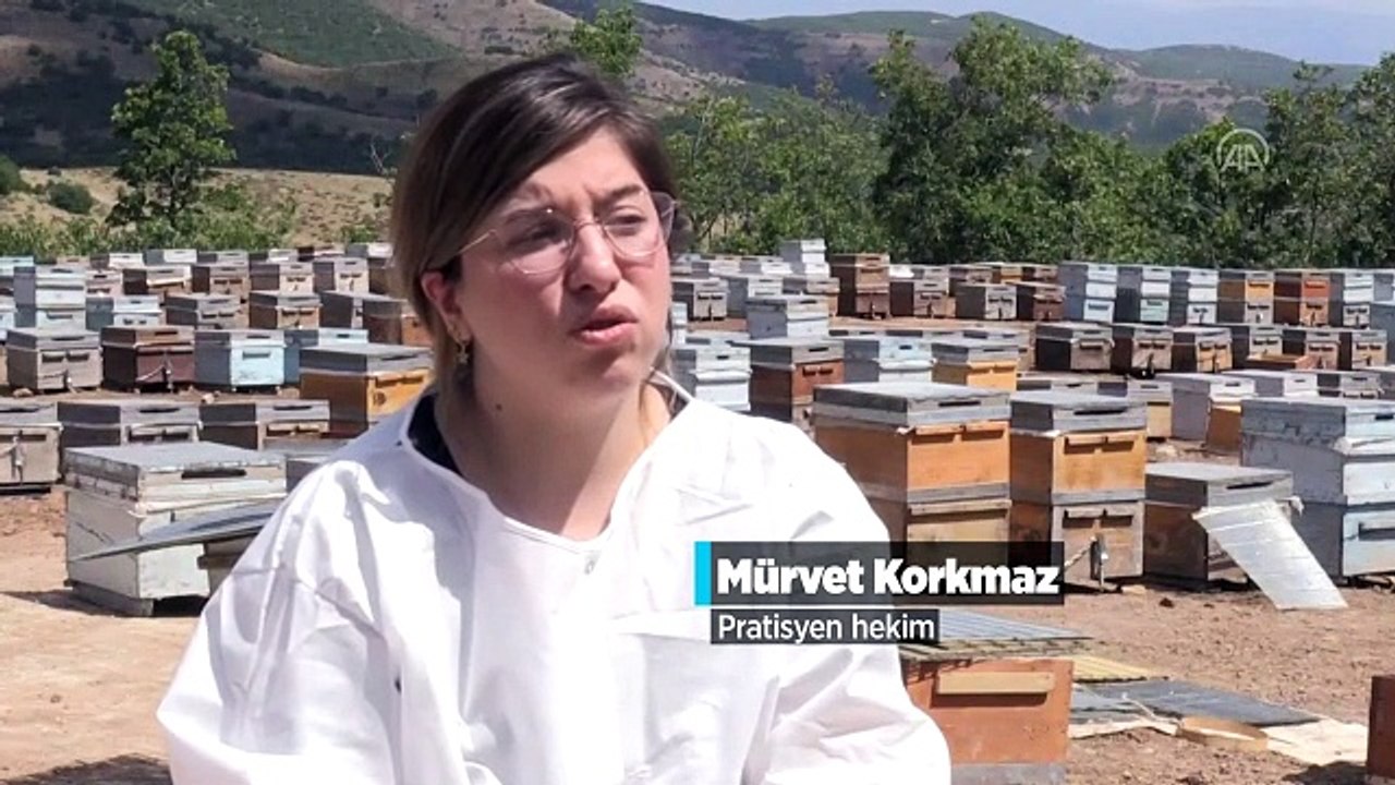 Bup Dağı'nı aşan sağlık ekipleri kartal yaylasında arıcıları aşıladı