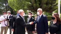 LEFKOŞA - KKTC Meclis Başkanı Sennaroğlu ile Başbakan Ersan Saner, CHP Genel Başkanı Kılıçdaroğlu'nu kabul etti