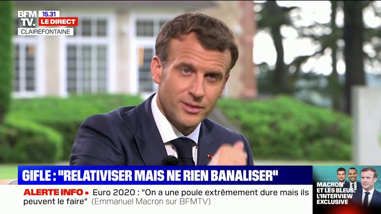 Emmanuel Macron: "On va accompagner les familles pour que les jeunes puissent rentrer dans un club de sport"