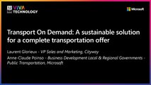 16th June - 10h30-10h50 - FR_FR - Transport On Demand: a sustainable solution for a complete transportation offer - VIVATECHNOLOGY