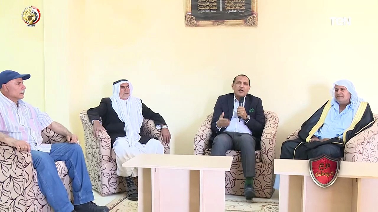 فولي أبوالسعود يلتقي بعض مشايخ شمال سيناء من قرية الجدي مدينة الحسنة