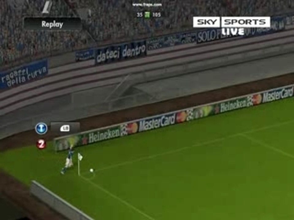 2 nice goals with INTER PES2008 Online
