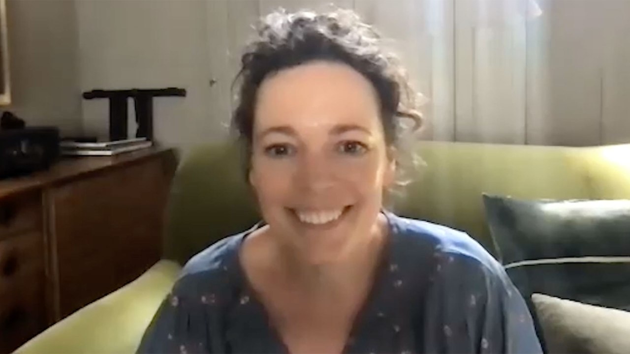 'The Father' interview: Olivia Colman pays tribute to Anthony Hopkins