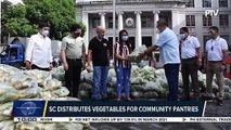 SC distributes vegetables for community pantries; 2 persons shot dead by motorcycle-riding suspects in QC; NBI arrests suspect selling fake government seals